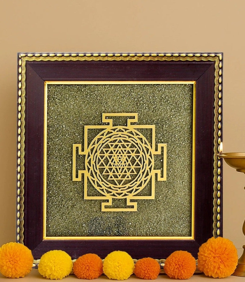 Pyrite Shree Yantra