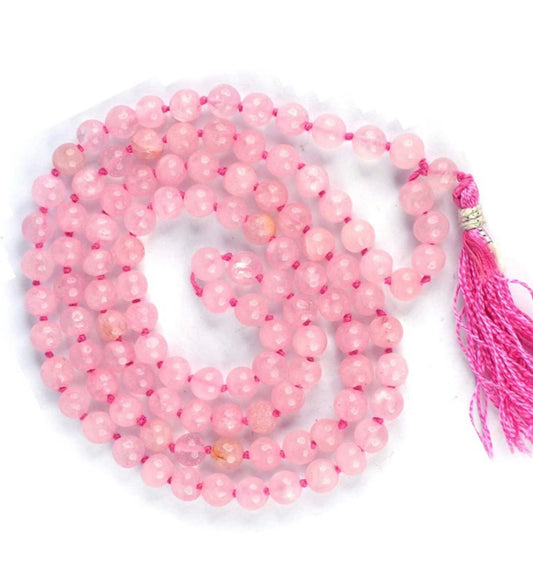 rose quartz mala
