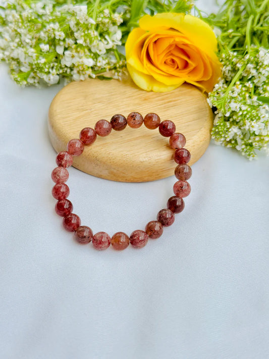 Strawberry Quartz Bracelet